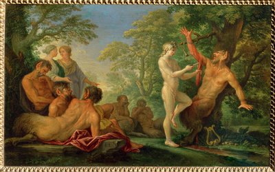 Le supplice de Marsyas - Kara Marsyasa, Miedź ... autorstwa Filippo (circle of) Lauri