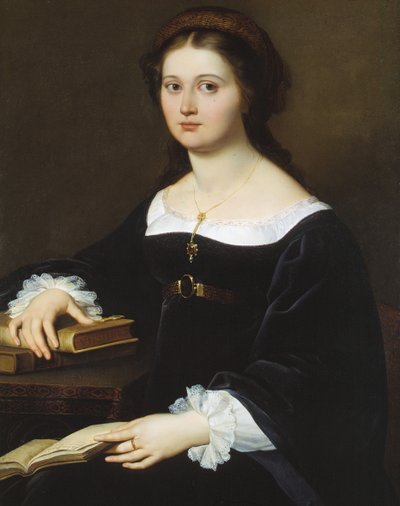Portret Costanzy Monti Perticari, 1819-1821. autorstwa Filippo Agricola