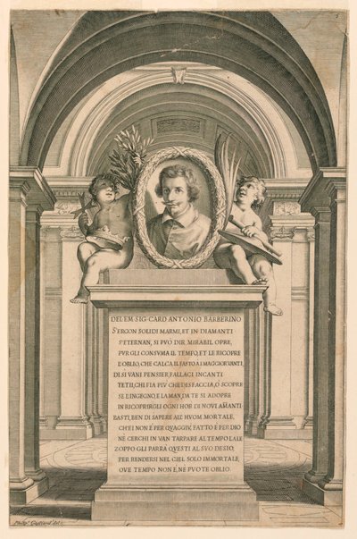 Portret kardynała Antonio Barberino autorstwa Filippo Gagliardi