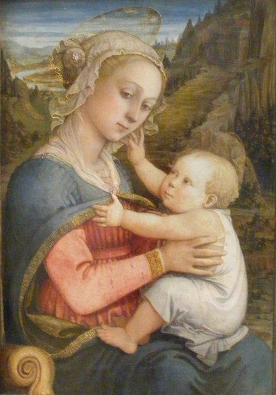Niemiecki: Maria mit Kind Madonna z dzieckiem autorstwa Filippo Lippi