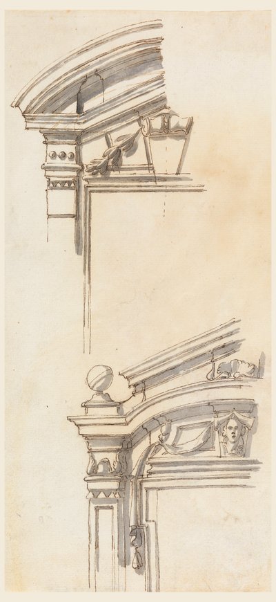 Dwie obudowy okienne autorstwa Filippo Marchionni
