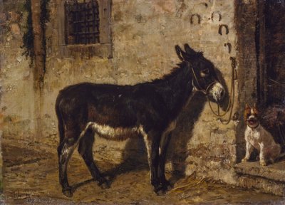 U drzwi domu autorstwa Filippo Palizzi