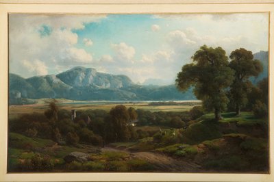 Pejzaż archaiczny (olej na desce) autorstwa Filippo Reggiani