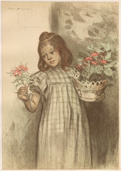 Bukiet, opublikowany 1899. autorstwa Firmin Bouisset