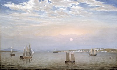 Port i miasto Castine, 1851 autorstwa Fitz Henry Lane