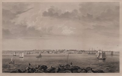 Castine, z wyspy szpitalnej autorstwa Fitz Henry Lane