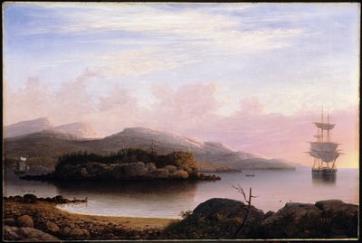 Poza wyspą Mount Desert autorstwa Fitz Henry Lane