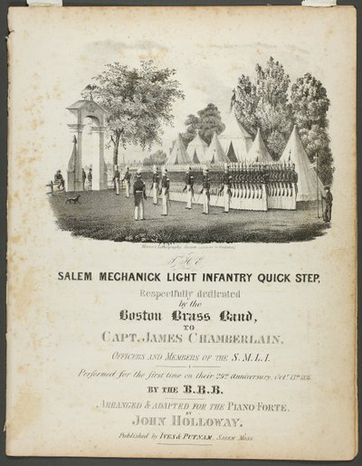 Lekka piechota Salem Mechanick Quick Step autorstwa Fitz Henry Lane