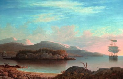 Vor Mount Desert Island autorstwa Fitz Henry Lane