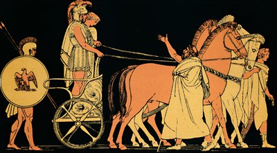 Powrót Agamemnona, 1880 autorstwa Flaxman