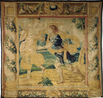 Brukselski gobelin mitologiczny, połowa XVII wieku autorstwa Flemish School