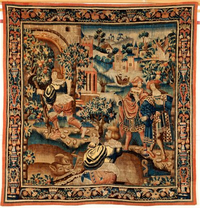Flamandzki gobelin. 16 wiek. autorstwa Flemish School