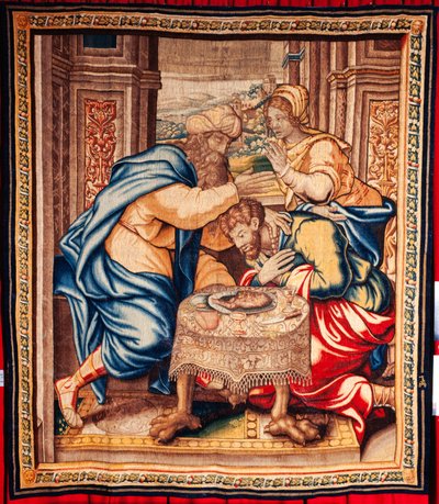Flamandzki gobelin. XVII wiek. autorstwa Flemish School