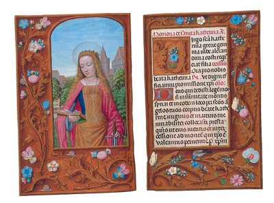 Folio z Godzinek Rotszylda, Gandawa lub Brugia, ok. 1505 autorstwa Flemish School