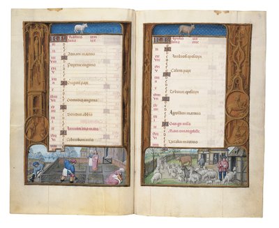 Folio z Godzinek Rotszylda, Gandawa lub Brugia, ok. 1505 autorstwa Flemish School
