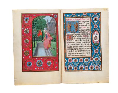 Folio z Godzinek Rotszylda, Gandawa lub Brugia, ok. 1505 autorstwa Flemish School