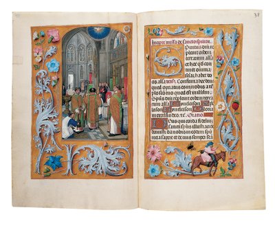 Folio z Godzinek Rotszylda, Gandawa lub Brugia, ok. 1505 autorstwa Flemish School