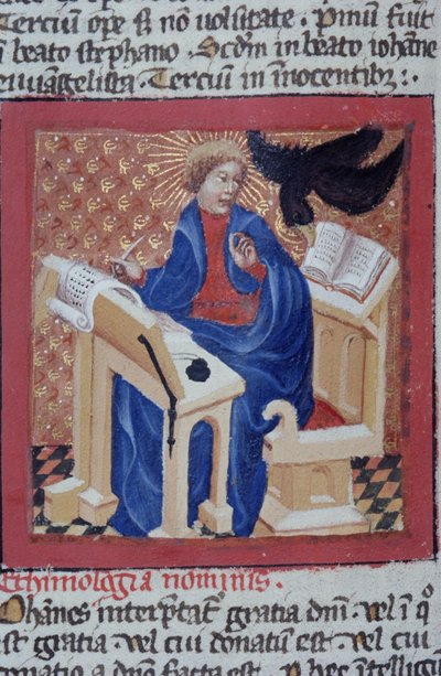 Pani Gen 1111 Strona z Legenda Aurea, Brugia, ok. 1400-10 autorstwa Flemish School