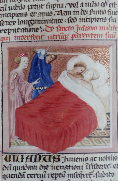 Pani Gen 1111 Strona z Legenda Aurea, Brugia, ok. 1400-10 autorstwa Flemish School