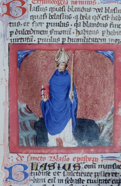Pani Gen 1111 Strona z Legenda Aurea, Brugia, ok. 1400-10 autorstwa Flemish School
