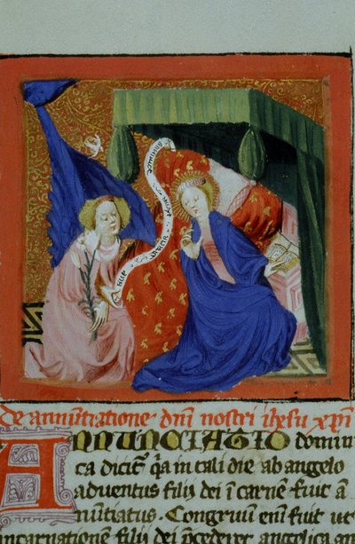 Pani Gen 1111 Strona z Legenda Aurea, Brugia, ok. 1400-10 autorstwa Flemish School