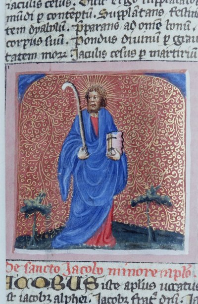 Pani Gen 1111 Strona z Legenda Aurea, Brugia, ok. 1400-10 autorstwa Flemish School