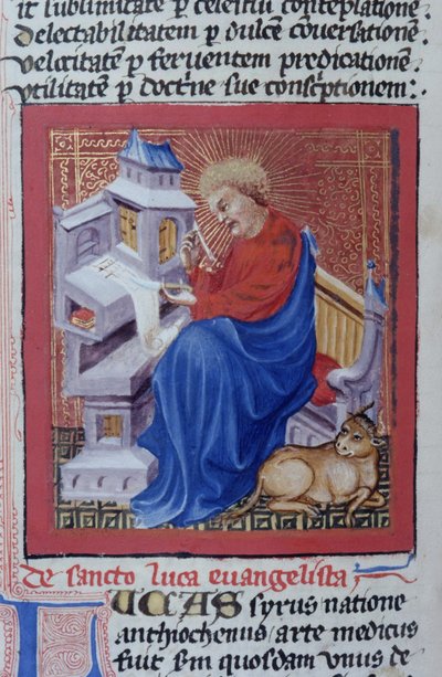 Pani Gen 1111 Strona z Legenda Aurea, Brugia, ok. 1400-10 autorstwa Flemish School