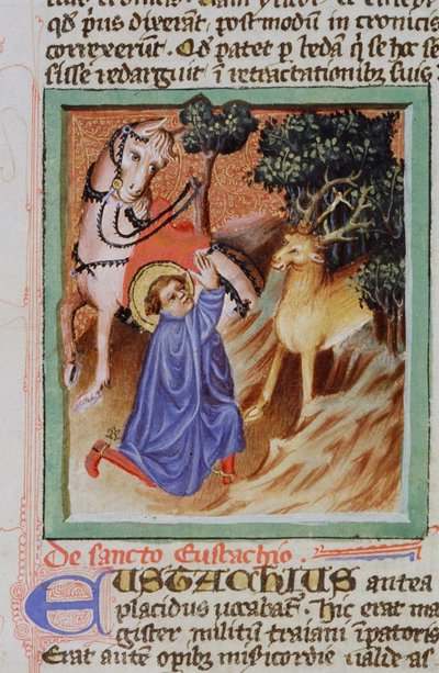 Pani Gen 1111 Strona z Legenda Aurea, Brugia, ok. 1400-10 autorstwa Flemish School