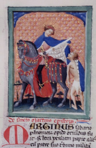 Pani Gen 1111 Strona z Legenda Aurea, Brugia, ok. 1400-10 autorstwa Flemish School