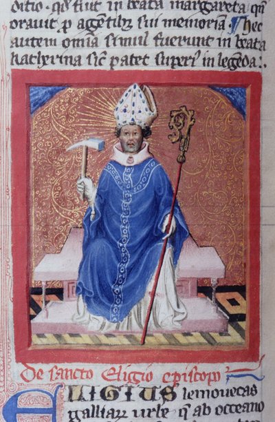 Pani Gen 1111 Strona z Legenda Aurea, Brugia, ok. 1400-10 autorstwa Flemish School