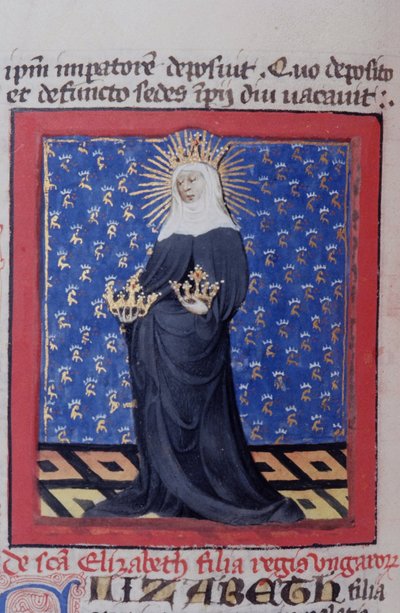 Pani Gen 1111 Strona z Legenda Aurea, Brugia, ok. 1400-10 autorstwa Flemish School