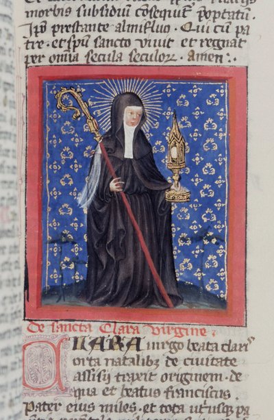 Pani Gen 1111 Strona z Legenda Aurea, Brugia, ok. 1400-10 autorstwa Flemish School