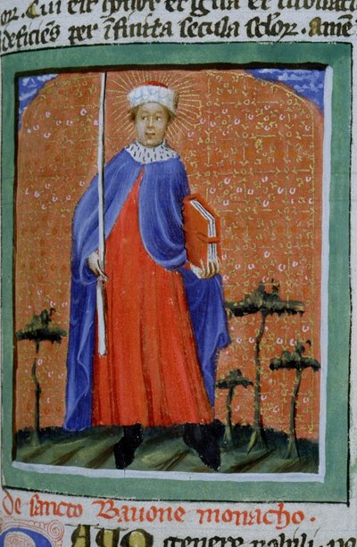 Pani Gen 1111 Strona z Legenda Aurea, Brugia, ok. 1400-10 autorstwa Flemish School