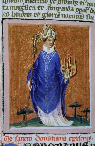Pani Gen 1111 Strona z Legenda Aurea, Brugia, ok. 1400-10 autorstwa Flemish School