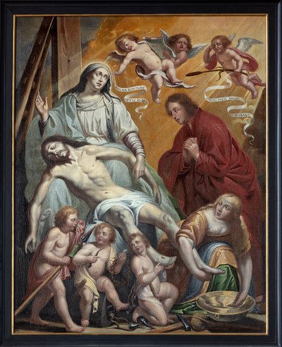 Malarstwo, Pieta, szkoła flamandzka autorstwa Flemish School