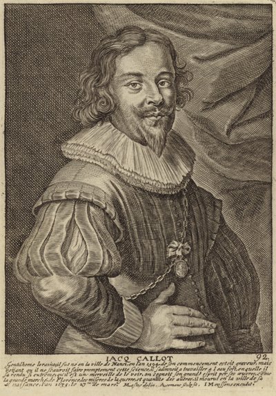 Portret Jacquesa Callota autorstwa Flemish School