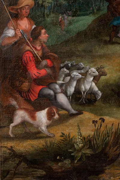 Głoszenie Jana na pustyni autorstwa Flemish School