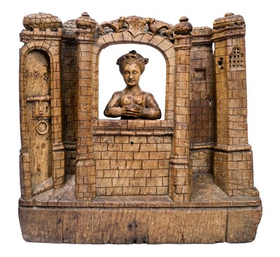 Św. Barbara w swojej Wieży, ok. 1500 autorstwa Flemish School