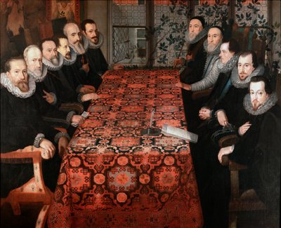 Konferencja Somerset House autorstwa Flemish School