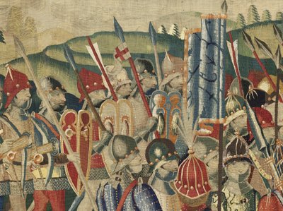 Gobelin przedstawiający podboje króla Portugalii Alfonsa V autorstwa Flemish School