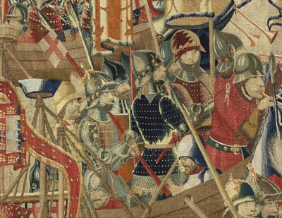 Gobelin przedstawiający podboje króla Portugalii Alfonsa V autorstwa Flemish School