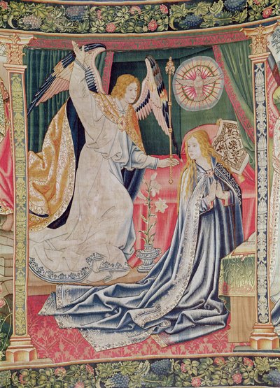 Zwiastowanie, warsztat brukselski, ok. 1510 autorstwa Flemish School