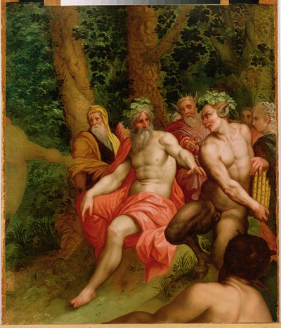 Wyrok Midasa, c.1615 autorstwa Flemish School