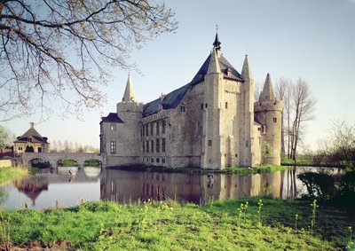 Widok na zamek autorstwa Flemish School