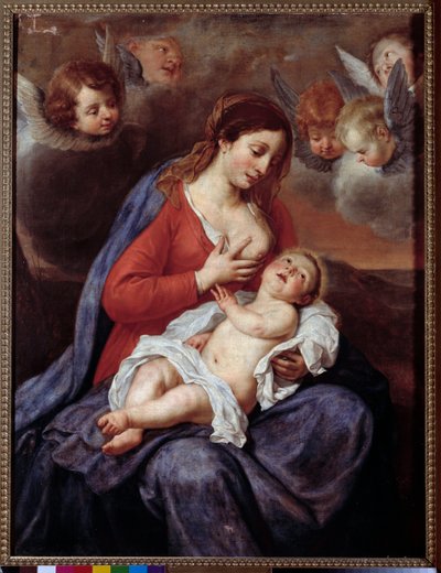 Dziewica z dzieckiem (Malarstwo autorstwa Flemish School