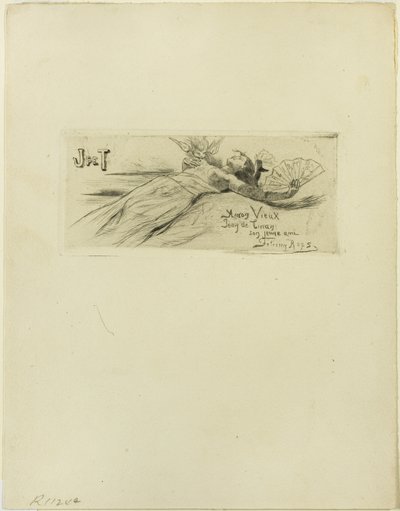 Flirt autorstwa Félicien Rops