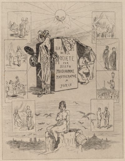 Frontyspis: The Dregs of Society (Las bas-fonds de la societe) autorstwa Félicien Rops