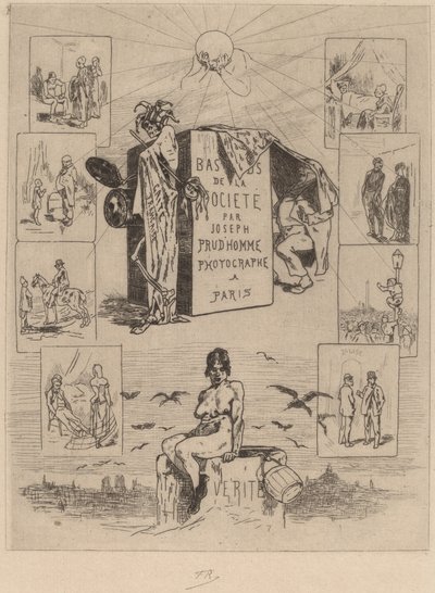Frontyspis: The Dregs of Society (Les bas-fonds de la societe) autorstwa Félicien Rops