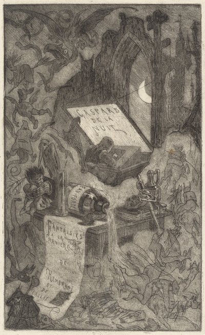 Gaspard nocy autorstwa Félicien Rops