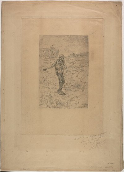 Zaproszenie na koncert autorstwa Félicien Rops